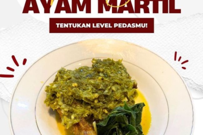 Fakta Menarik Tentang Ayam Martil, Kuliner Minang yang Menjadi Favorit