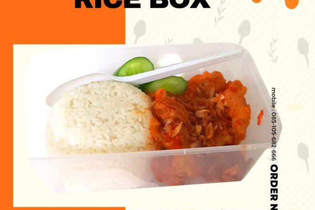 Rice Box Ayam Geprek: Pedasnya Menggoda