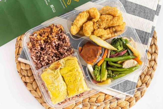 Rice Box Ayam Katsu dengan Saus Kari Jepang