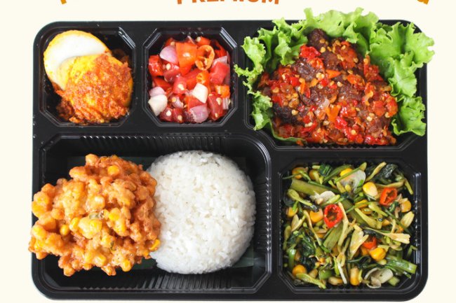 Resep Rice Box Ayam Panggang dengan Sambal Matah