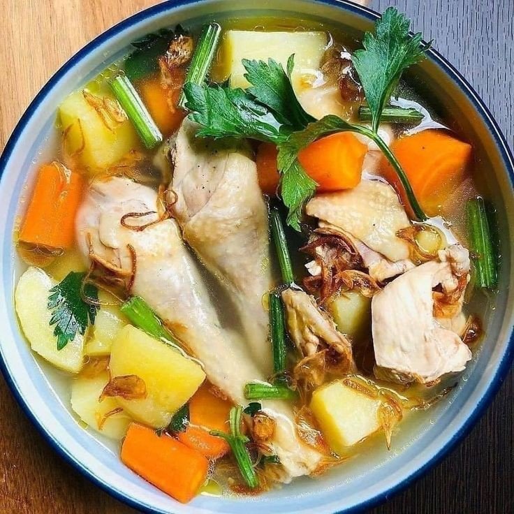Ayam Sup Bening: Sup Ayam dengan Kuah Bening yang Sehat dan Segar