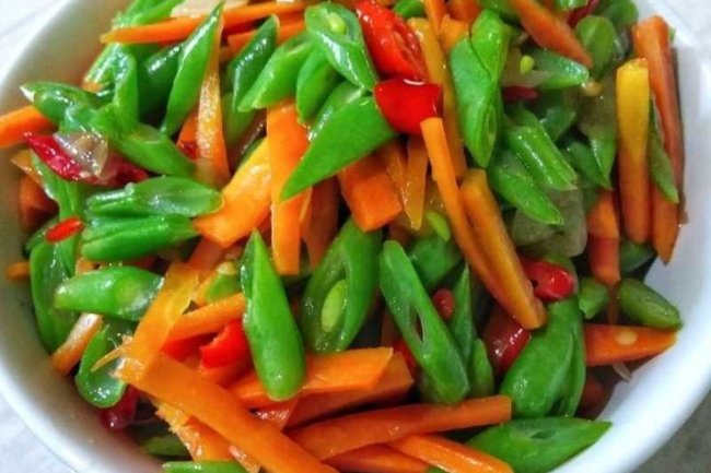 Tumis Buncis Wortel: Sayur Sederhana Pengimbang Daging
