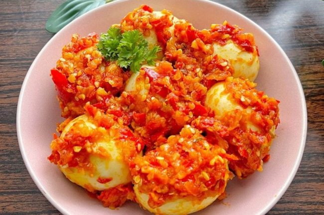 Telur Balado, Menu Murah Meriah dalam Paket Catering
