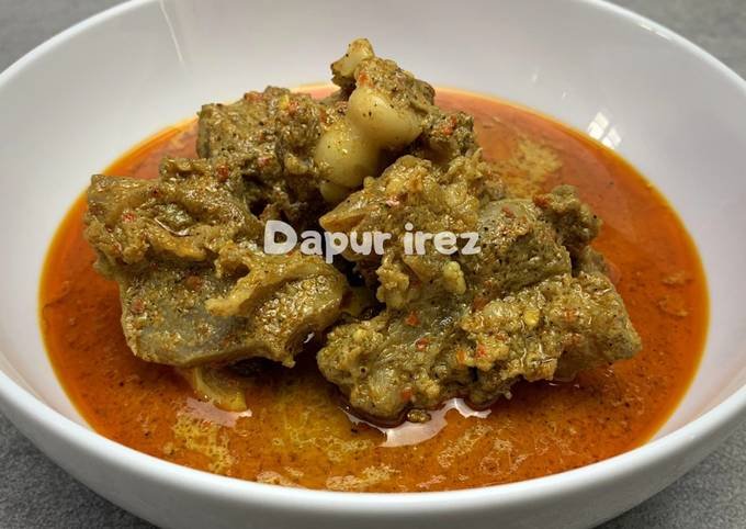 Menu Kambing Padang dalam Paket Spesial Catering